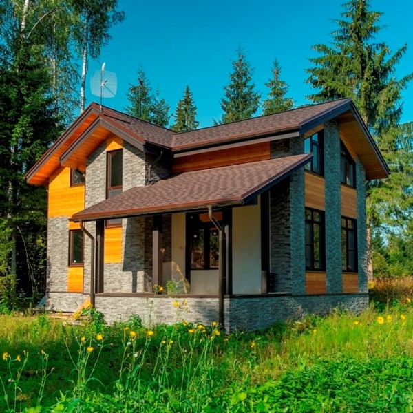 Энергоэффективный дом с вентилируемым фасадом